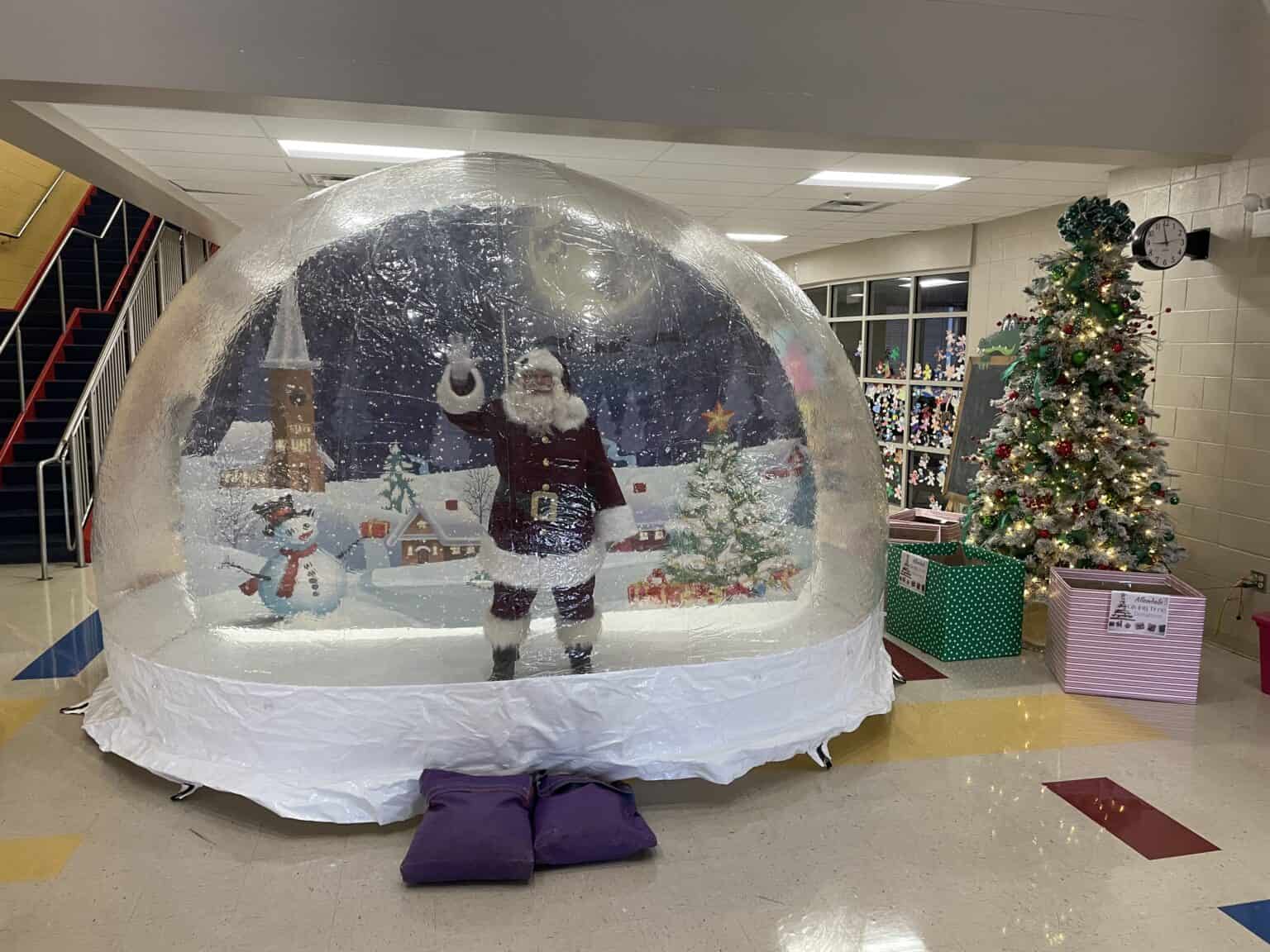 Human Snow Globe Rentals Nashville- Giant Snow Globe Rentals