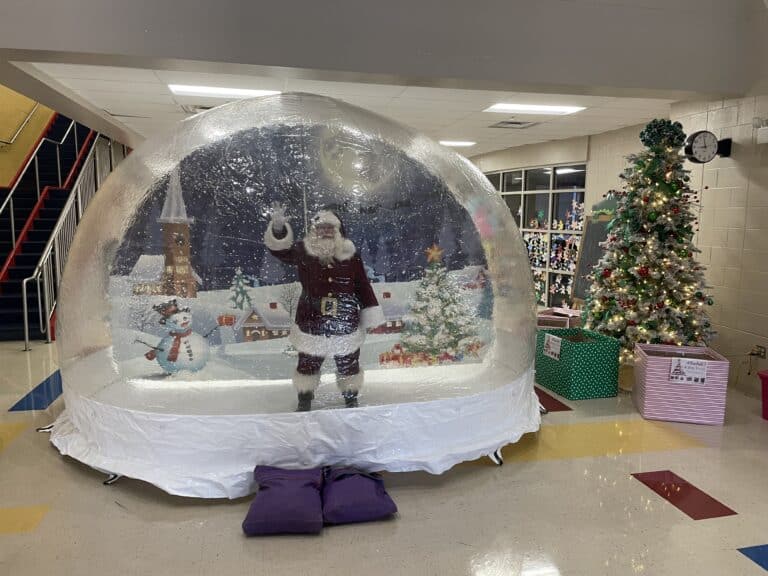 DIY Giant Snow Globe