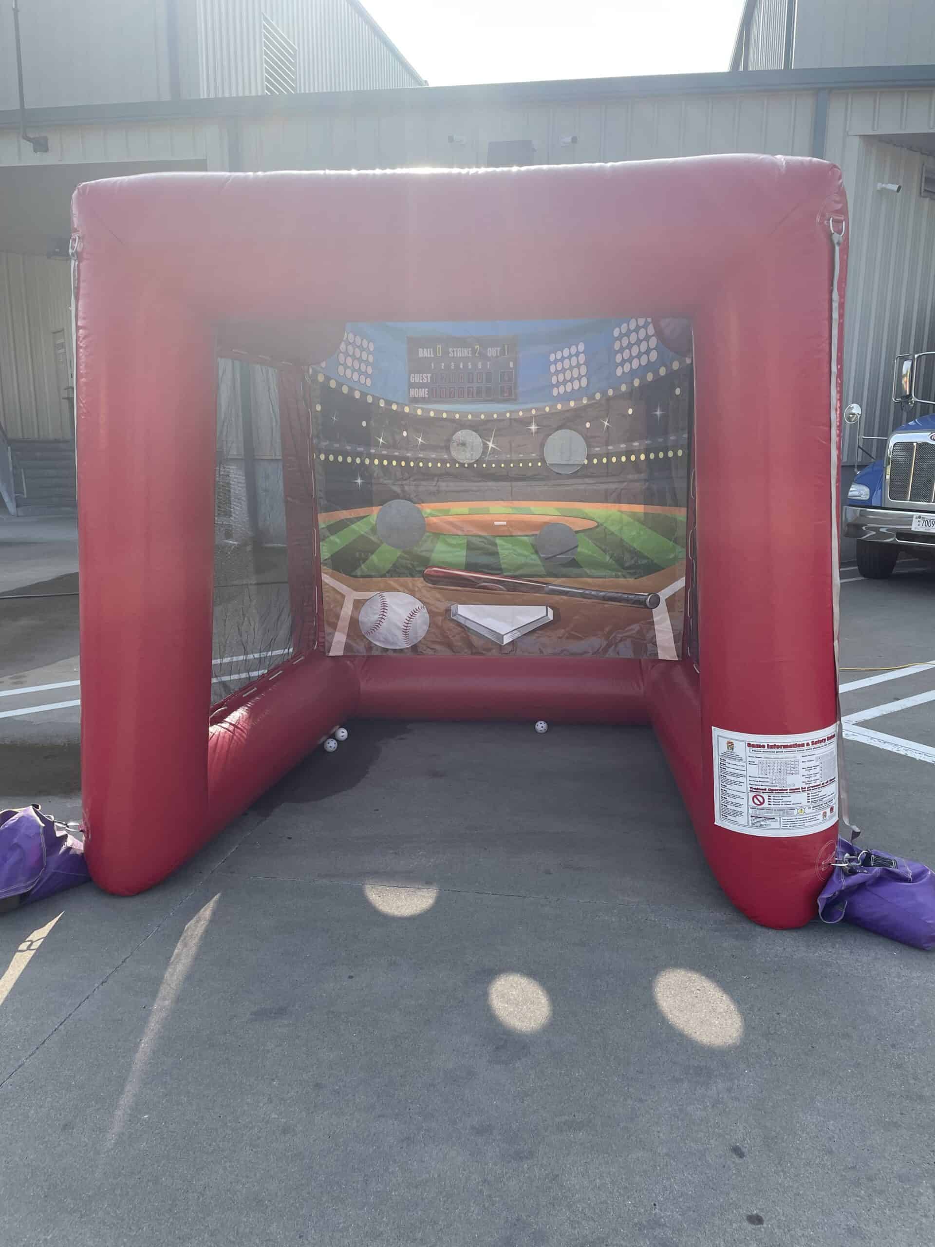 Baseball Throw Inflatable Game