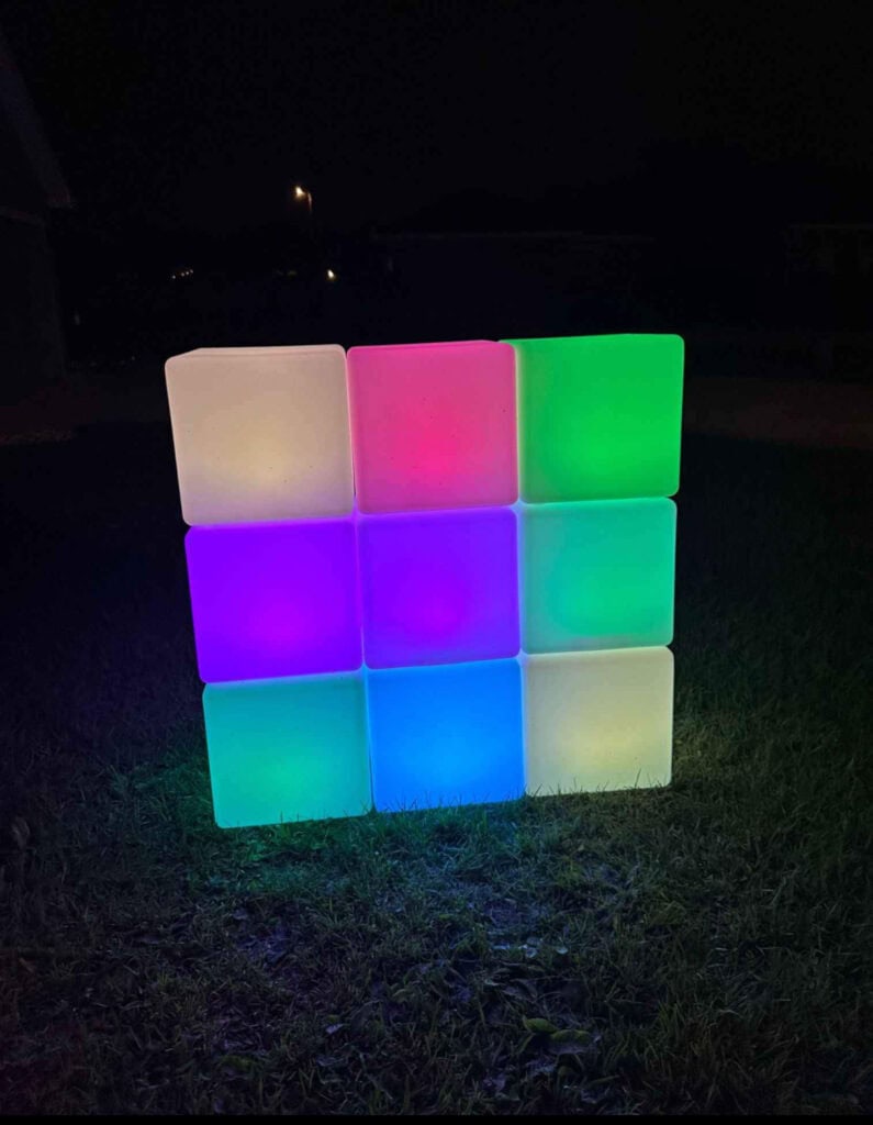 LED Cube Rental Nashville - Glow Furniture Rentals