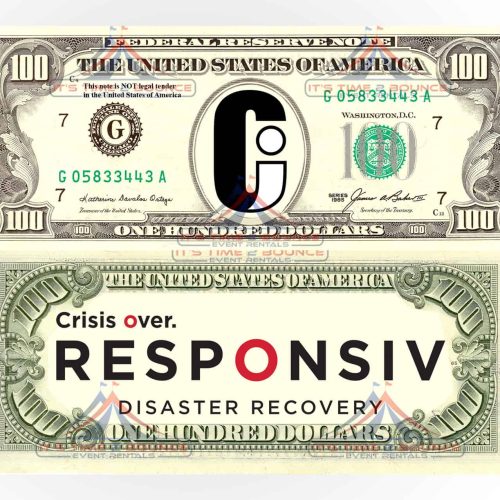 Cash Cube Rental Nashville Custom Money